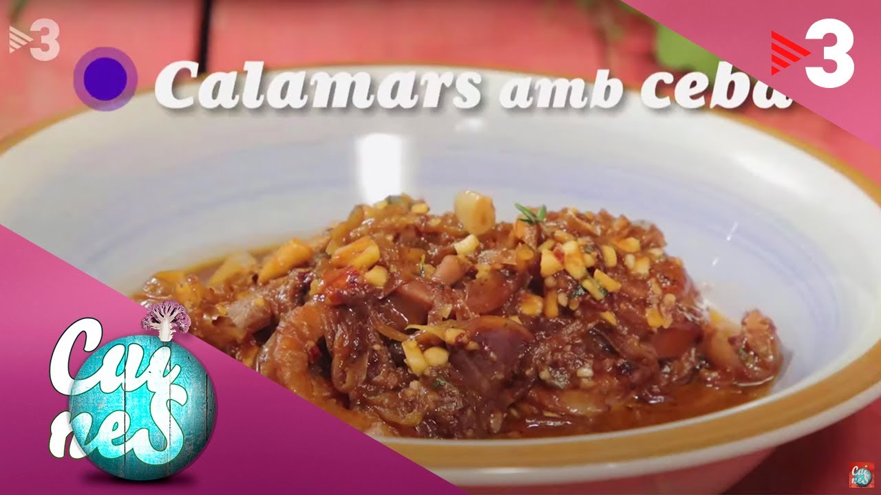 Calamars amb ceba - Cuines