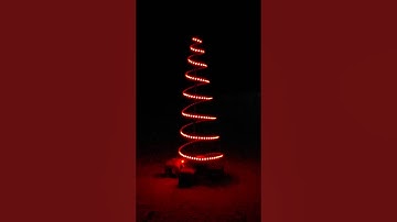 LED pixel spiral tree