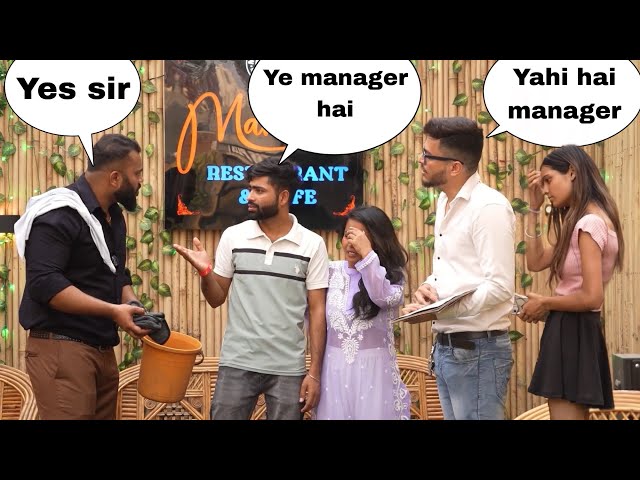 Waiter Prank on Girls(Part2)| Battmeez Waiter Prank | ANS Entertainment 2024 class=