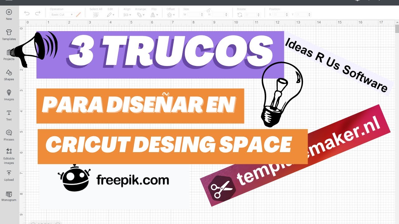 3 Trucos para disenar en Cricut desing Space, paginas de ayuda, como ...