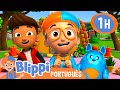 Blippi Celebra o Dia de Finados | 1 HORA DO BLIPPI BRASIL | Desenhos Animados Infantis em Português