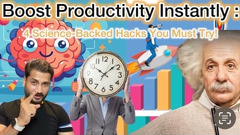 The simple Hack to boost productivity in 4 minutes😱