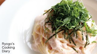 たらこクリームパスタの作り方 / Pasta with Cod roe in Cream sauce Recipe【おうちパスタのある暮らし】