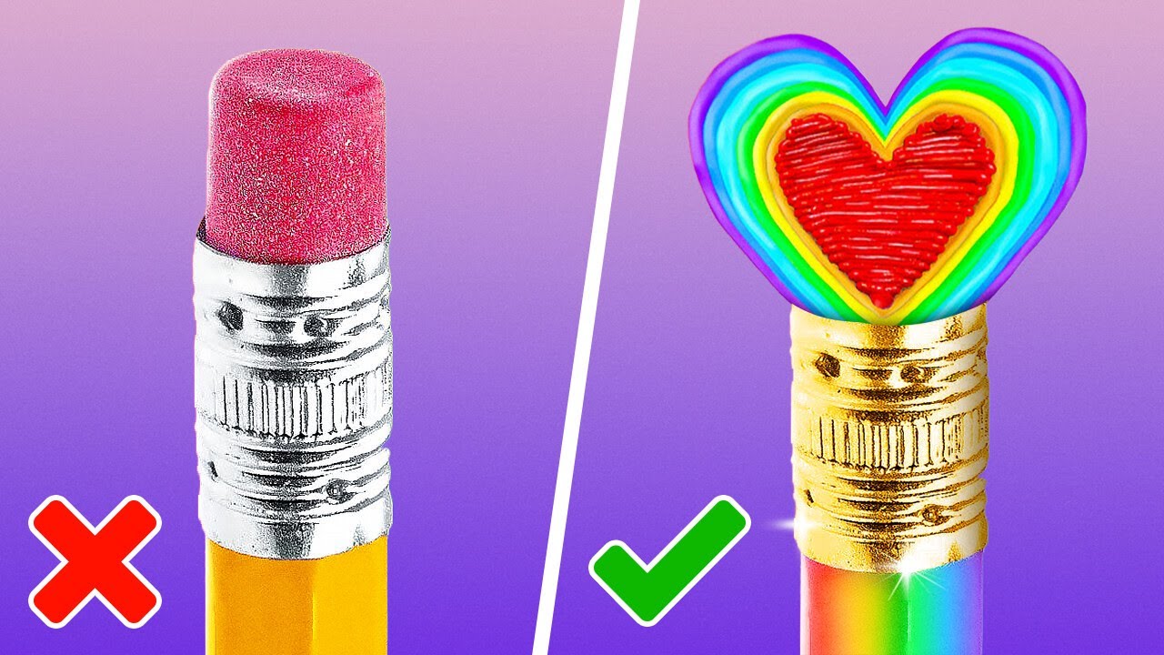 School Hacks & DIY School Crafts for Creatives - YouTube