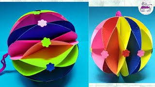 Paper crafts : How to make a paper honeycomb ball | Party Decorations | cool decoration idea
