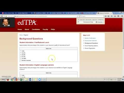 edTPA Pearson ePortfolio Registration