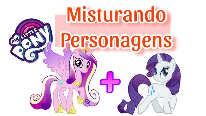 Misturando Personagens C. A. Cupid + Princesa Cadance My little pony & Ever  after High #mlp 