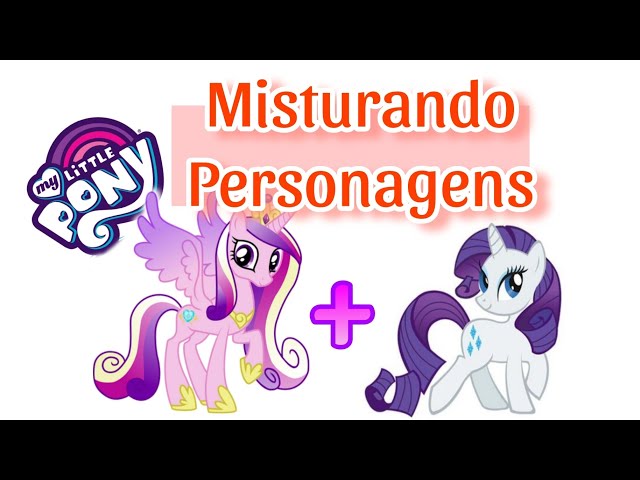 Misturando personagens- Cadance +Rarity /Mixing characters my little pony/#drawings  #mylittlepony 