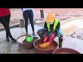 Le ministre des mines jean claude kouassi ouvre un chantierecole dans le hambol