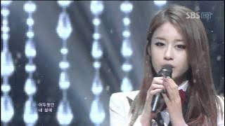 T-ara Davichi  - We were in love (우리 사랑했잖아) @SBS Inkigayo 인기가요 20120108