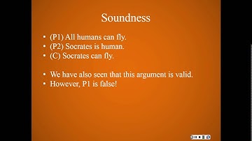 Week 1: Arguments Part II: Validity and Soundness