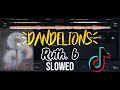 Dandelions - Ruth. B (slowed tiktok version song) i'm in a field of dandelions | tiktok viral song