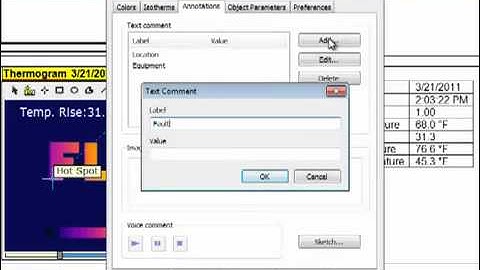 FLIR Reporter - 9. Using Text Comments
