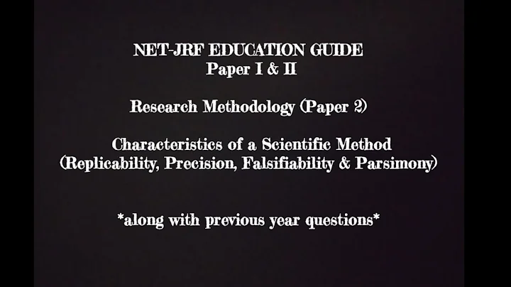 What are two characteristics of the scientific method? (2023)