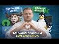 Mi compromiso de vida con el software libre, el código abierto y GNU/Linux.