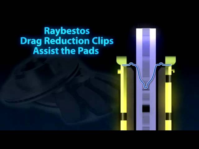 Raybestos H6030 Professional Grade Disc Brake Pad Drag Reduction Clip 