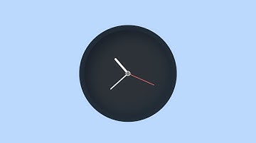 Awesome Analog Clock Using Only HTML, CSS & JavaScript