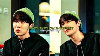 'HOPE ON THE STREET CLIPS FOR EDITING 4K QUALITY #jhope