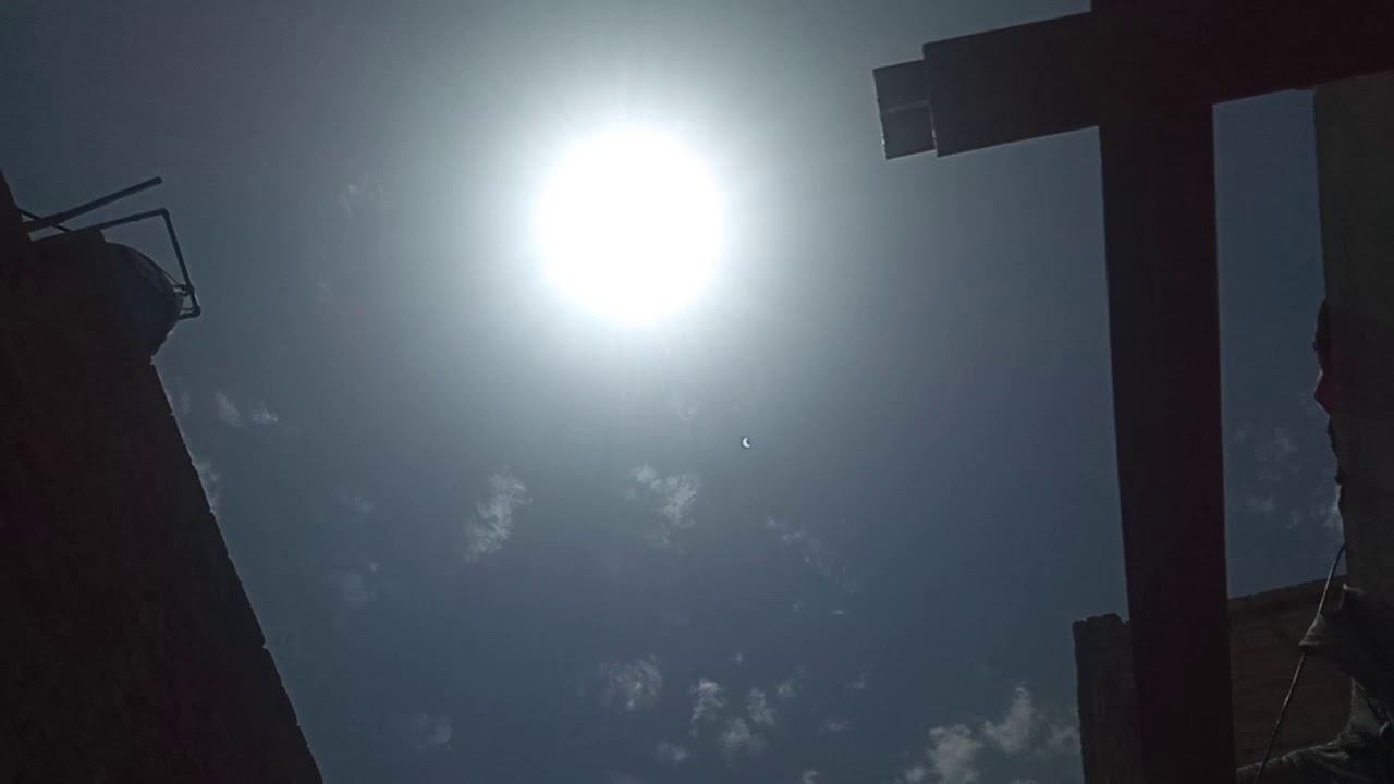 Sooraj grehan multan: sun eclips in multan pakistan - YouTube