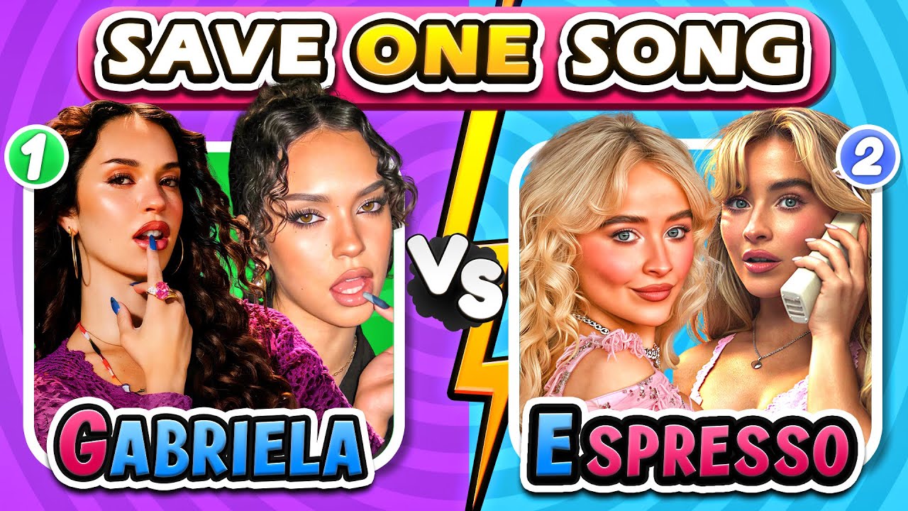 SAVE ONE SONG 🎶 From A to Z ✨ | Pick Your Favorite Song! 😍 | Music Quiz