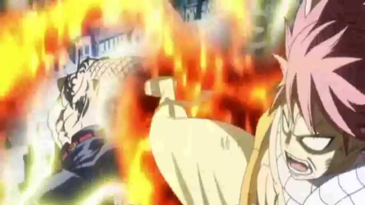 AMV fairy tailnatsu vs laxus YouTube