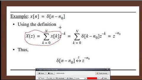 Z Transform Example 1(Digital Signal Processing)