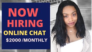 Now hiring work at home job as an online chat agent. pays $2000 a
month. deadline december 13th! leads
https://www.meleciaathome.com/fresh-work-at-home-l...