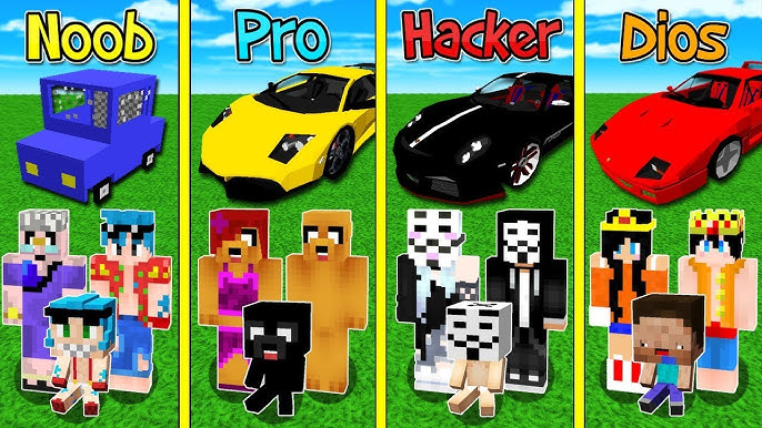 DE CARRO NOOB A CARRO PRO - MINECRAFT  Não esqueça de deixar o like no  vídeo. Divulgue para seus amigos! É muito importante. CURTA A PÁGINA!  Videos todos os dias aqui.