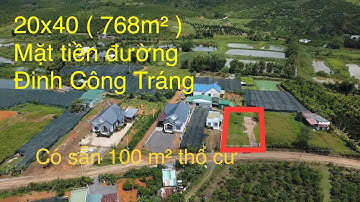 Đã bán | Đất biệt thự thổ cư 762m² Mặt tiền đường Đinh Công Tráng - Bảo Lộc - #bdsbaoloc