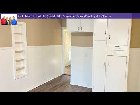217 Iris St, San Angelo, TX home video tour