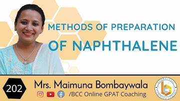 Polynuclear hydrocarbons 15 || MOP 5 || methods of preparation of naphthalene ||