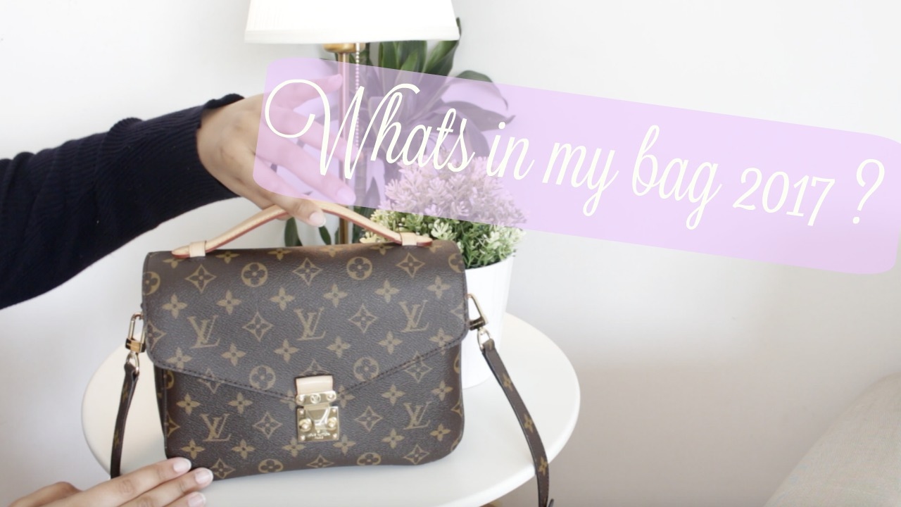 Whats in my bag 2017 ? ft. Pochette Metis || ايش في شنطتي الجديده ؟ - YouTube