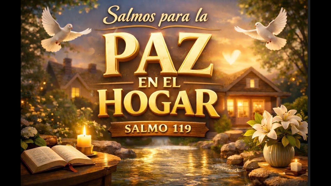 Salmos para la PAZ EN EL HOGAR , SALMO 119 - YouTube