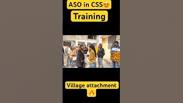 ASO in CSS training 🔥||Village attachment-Day 2 #ssccgl2024 #ssccgl #asoincss #youtubeshorts