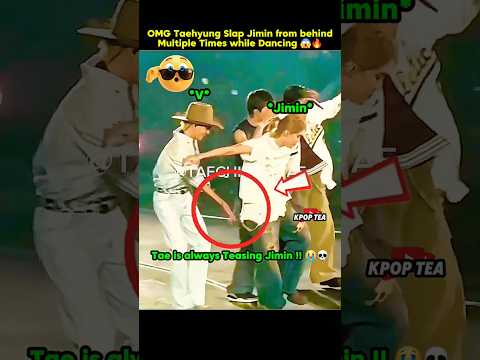 😱Taehyung Sp@nk Jimin 🍑 So Hard while dancing #bts#btsshorts#taehyung#jungkook#jimin#btsv#vmin#jin