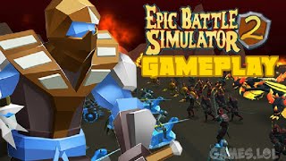 Game simulasi perang android terbaik || Epic battle simulator 2 screenshot 1