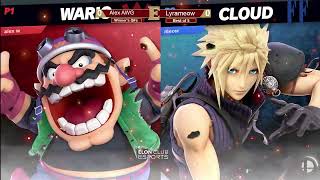 Elon Smashfest - Alexawg Wario Vs Lyrameow Cloud - Winners Semis - 4262025