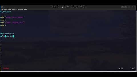 How to write shell script to add,sub,multiply,divide numbers day2 scripting #linux #shellscripting