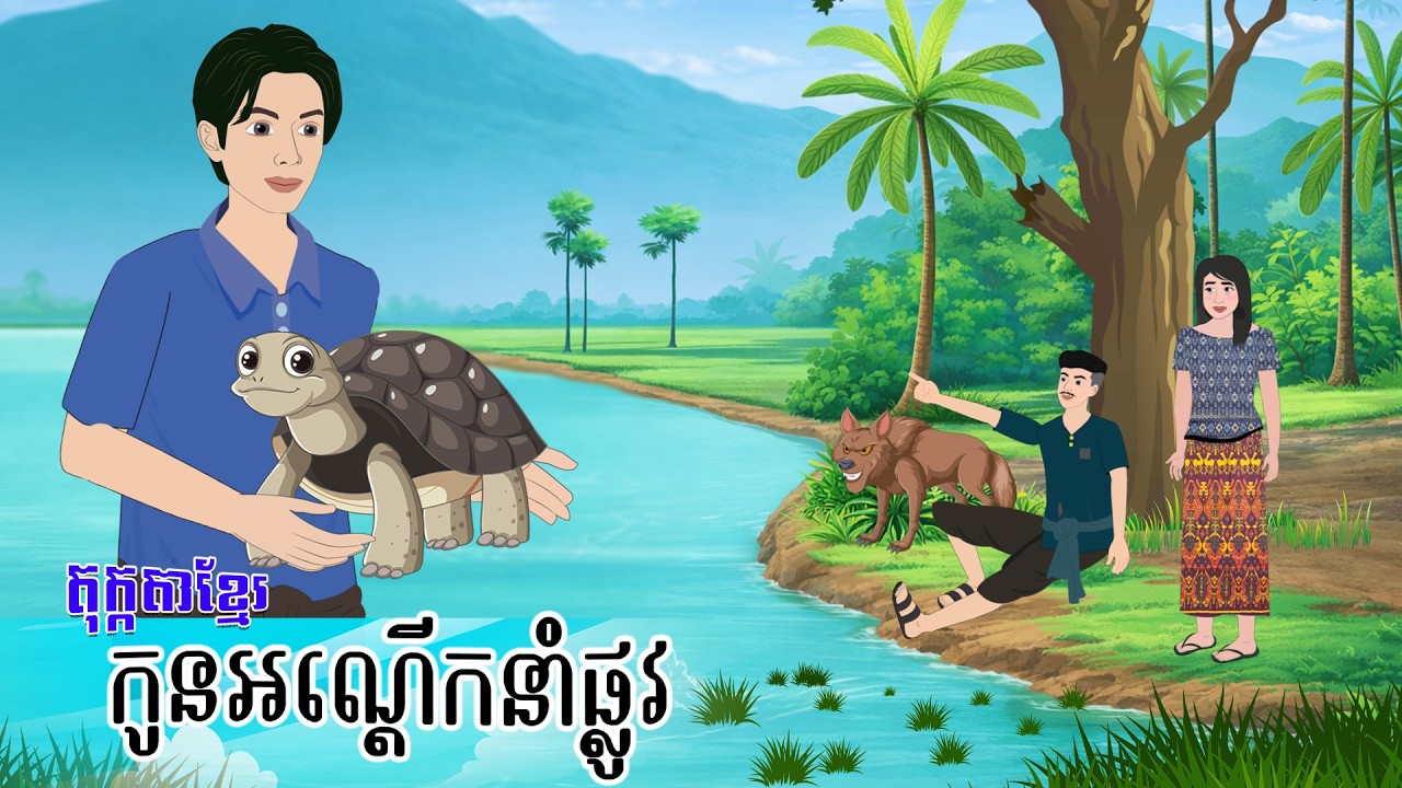 រឿង កូនអណ្ដើក ៖ និងផ្លូវលាក់កំបាំង - Story In Khmer By Tola Film #តុក្កតាខ្មែរ #khmerstory