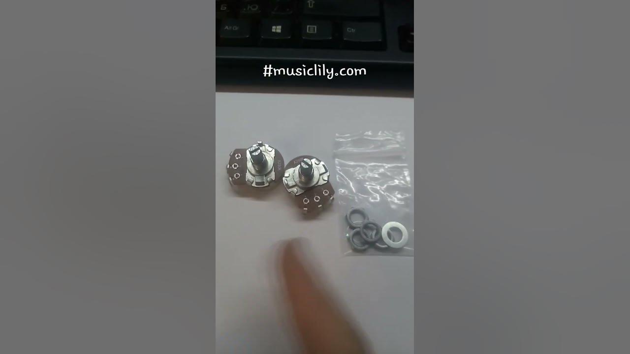 2 потенцеометра А250К для електро гитары и подарок от компании - YouTube