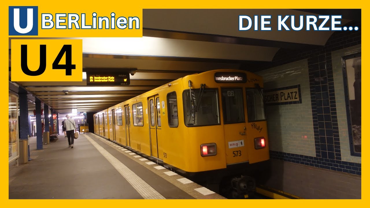 Wenig Strecke, viel Geschichte in Schöneberg - Die U4