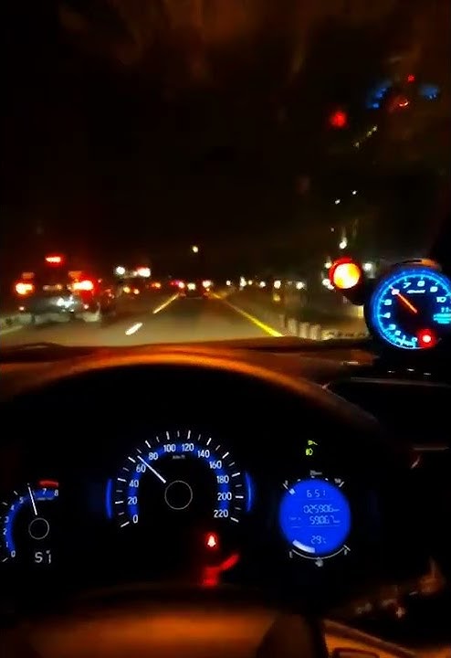 Mentahan bawa Honda Jazz ngebut malam hari cocok buat story😍