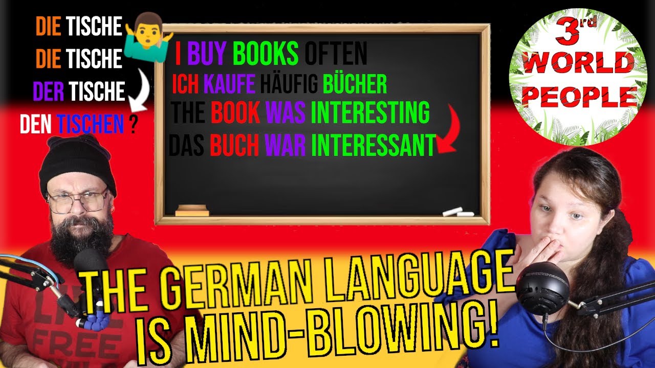 3rd WORLD PEOPLE REACT: THE GERMAN LANGUAGE | GERMANY REACTION