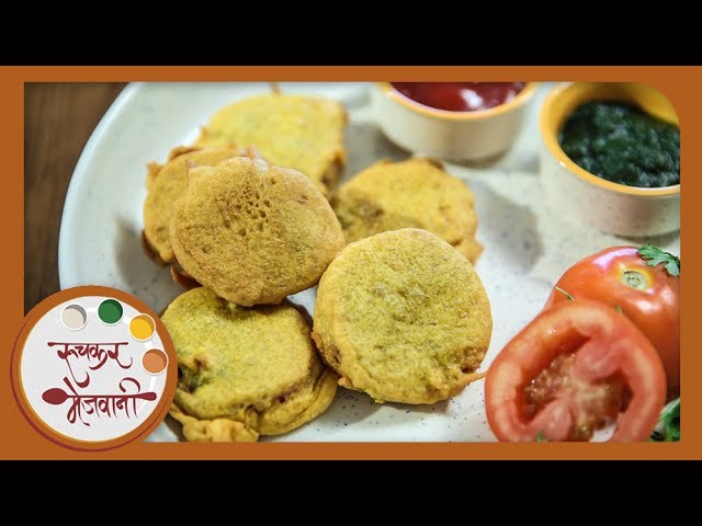 टोमॅटो भजी | Tomato Bhaji Recipe | How To Make Tomato Pakoda | Recipe in Marathi | Recipe by Sonali | Ruchkar Mejwani