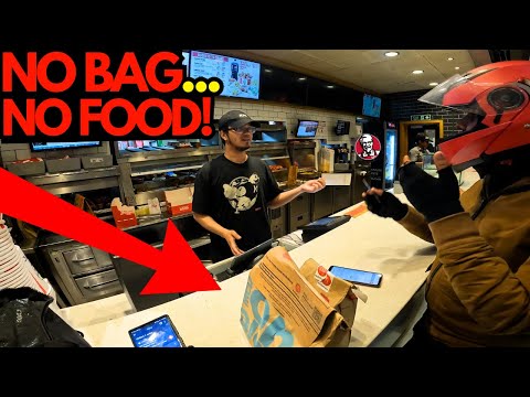 KFC Employee Vs Rider With No Bag Stay Away From Central London If You Work For JustEat