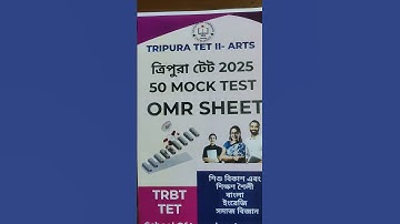 Tripura TET Exam 2025 Mock Test | Boost Your TET Score in TET Exam |