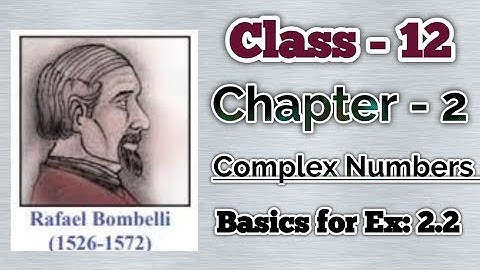 Class 12 . Chapter 2 Complex Numbers. Basics for Exercise 2.2 / #muniyakkannanmaths