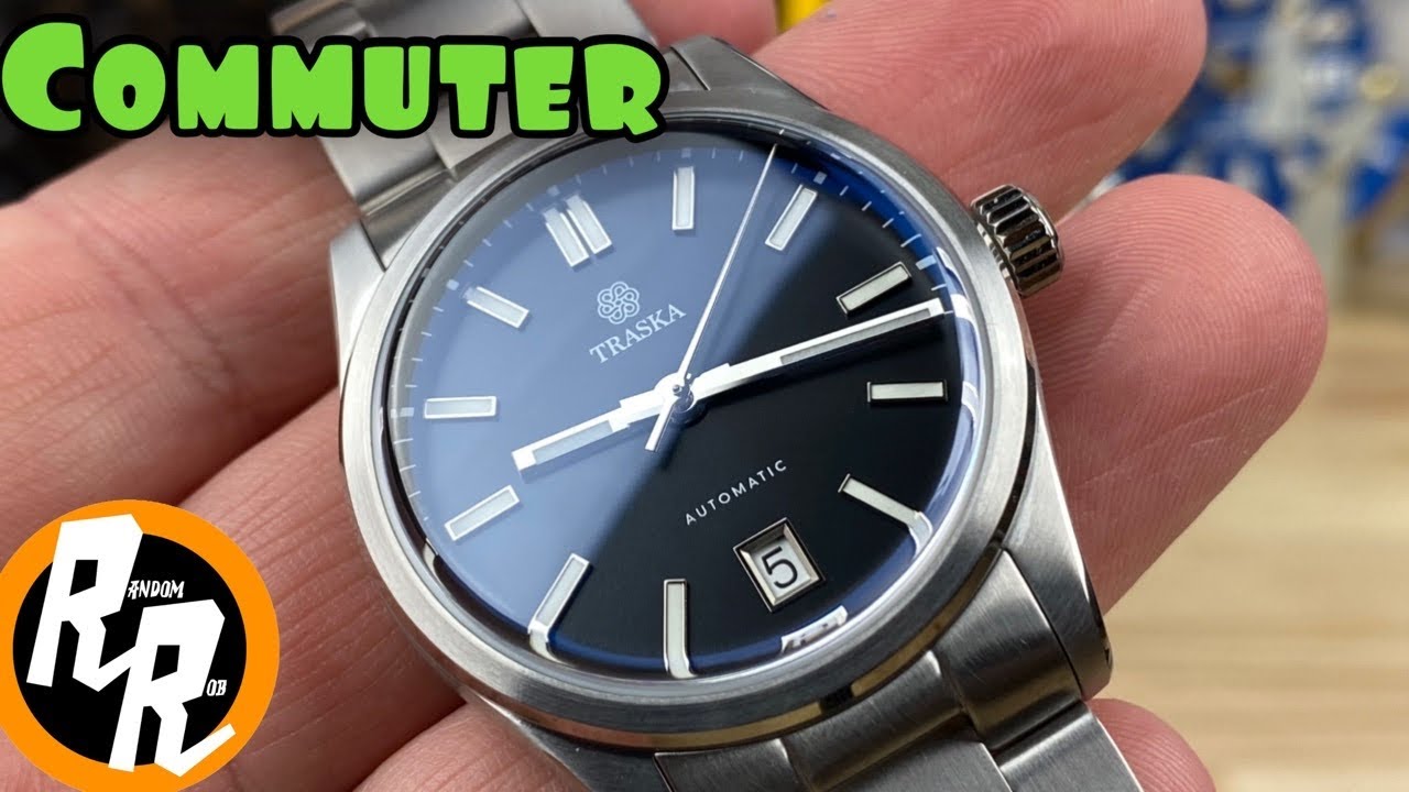 Traska Commuter Black Dial - YouTube