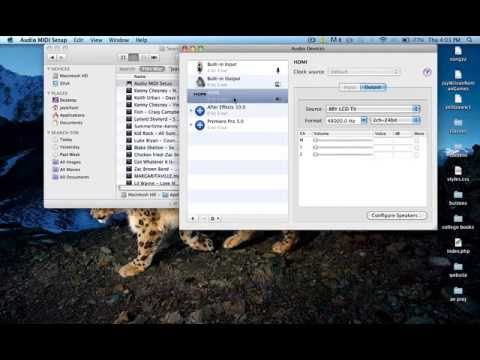 Make Your Mac Send Sound Output To Your Giant HDTV [OS X Tips]