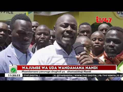 Wajumbe wa UDA Nandi walalamikia uratibu mbaya